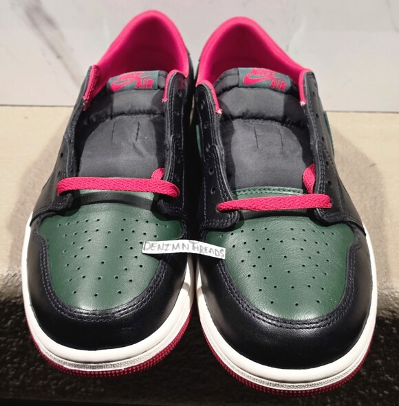 Nike Air Jordan 1 Retro OG Low Black Gorge Green Women’s Size 10 | Mens 8.5 NEW